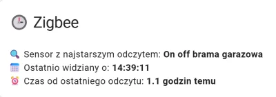 WykoZakop - #hatips #homeassistant

Karta Markdown
Zigbee , Sensor z najstarszym odcz...