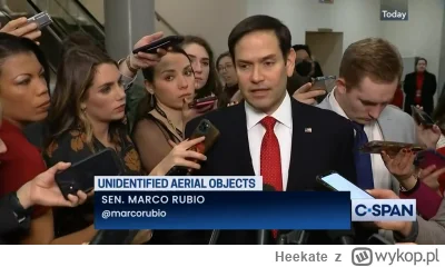 Heekate - Senator Marco Rubio, na temat ostatnich wydarzeń.

-Mówi on, że nie wiadomo...