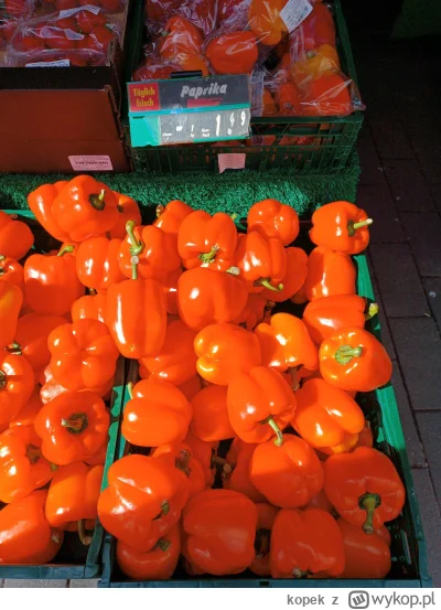 kopek - Cena papryki na niemieckim rynku.
A u nas straszą putainflacja, Tuskiem i woj...