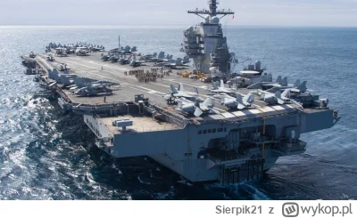 Sierpik21 - Od jakiegoś czasu próbuję pływać lotniskowcem typu Gerald R. Ford o wypor...