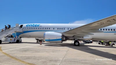 r5678 - #samoloty #lotnictwo 

Pierwszy raz leciałem 737 max 8. 
W sensie jako pasaże...