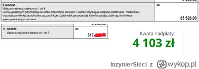 InzynierSieci - Jakieś łącznie 400k przychodu, rodzina 2+4, pracuję tylko ja. 
Wpadły...
