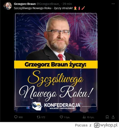 Pucuss - Szczęść Boże ratuj się kto może. Gigachad Grzegorz Braun życzy wszystkim Szc...