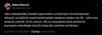 marv0oo - Nie p--------e, że Gruby kazał Ulfikowi wysłać prezent dla swojego chrześni...