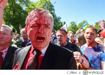 CJMac - Pamiętacie jak ambasador Rosji, został oblany farbą i się wykopki zesrały, że...