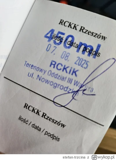 stefan-trzcina - 96 830 - 450 = 96 380
Data donacji - 07.08.2025
Rodzaj donacji - kre...