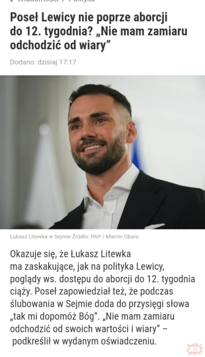 owsikalfred - Literwka to jestem z niewielu posłów z rig w tej kadencji Sejmu.  Nie w...