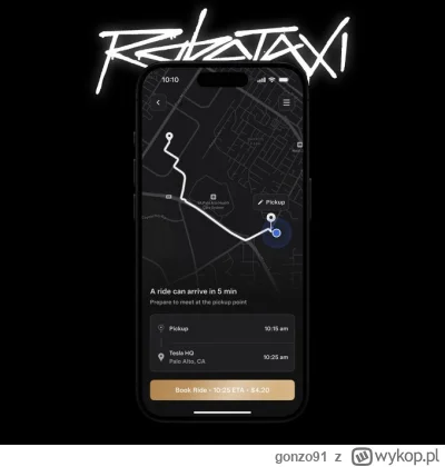 gonzo91 - #gielda #tesla
Robotaxi nie wymaga już zaproszenia, używać mogą wszyscy.