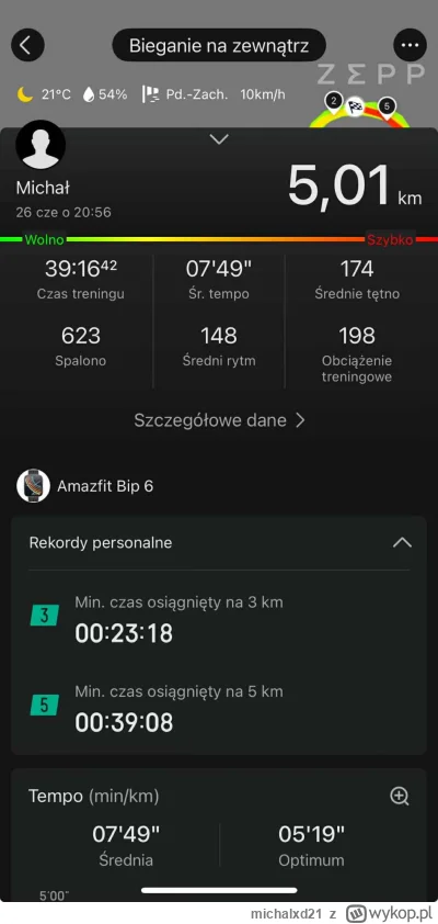 michalxd21 - Dzisiaj #roadtobefit krótko, tak jak zapowiadałem. Po prostu zrobiłem to...