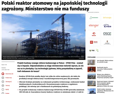 tusk - Jak to jest, że nie ma pieniędzy na badania nad innowacyjnym polskim reaktorem...
