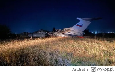ArtBrut - #rosja #wojna #ukraina #wojsko #samoloty

Rosyjski wojskowy samolot transpo...