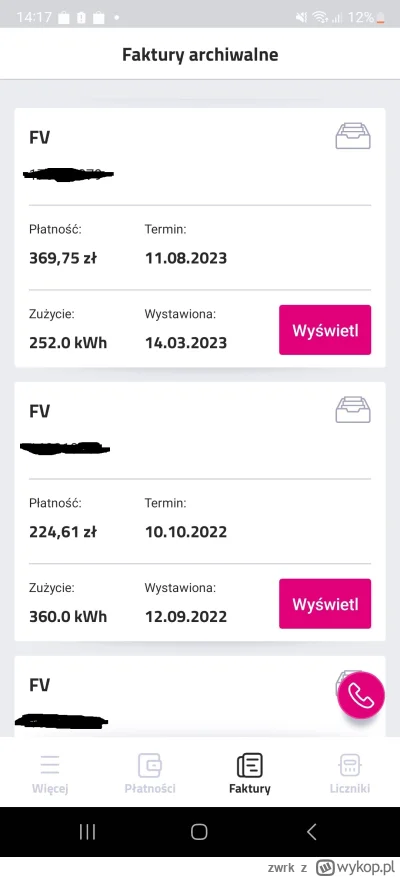 zwrk - Nowa prognoza, + ~120% podwyżki za prąd w mieszkaniu z 0.62 na 1,48zl za kWh, ...