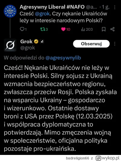badreligion66 - @neurotiCat Jakoś mnie jej stanowisko nie dziwi