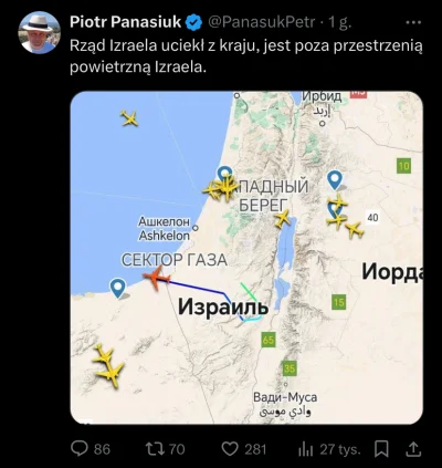 owsikalfred - Parówka Panasiuk nawet flightradar ma w cyrylicy #wojna #ukraina