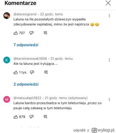 odyn88 - Obserwując wpisy na Mirko, X oraz komentarze na YouTube, wyraźnie widać, że ...