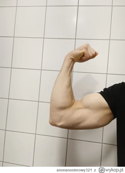 anonanonimowy321 - Taki biceps do chuopa, co sądzicie? Widać że jest coś ćwiczone? #p...