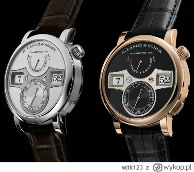 wjtk123 - #zegareknadzis

A. Lange & Sohne Zeitwerk. Mechaniczny zegarek, który preze...