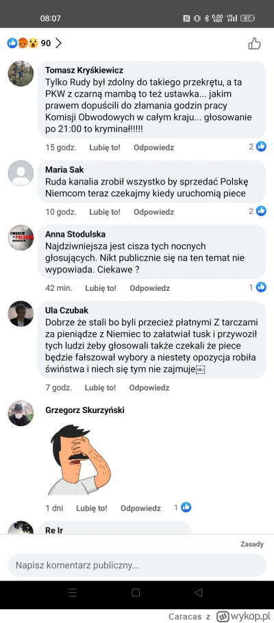 Caracas - Grupki na Facebooku uwielbiające PiS. Reszta w komentarzach 


#polityka #p...