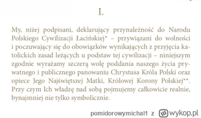 pomidorowymichal1 - Poniżej pierwszy fragment Konfederacji Gietrzwałdzkiej. 

Podpisa...