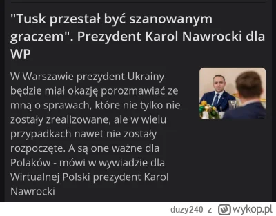 duzy240 - W końcu może Polska przestanie być postrzegana jako frajer do dojenia. Aż m...