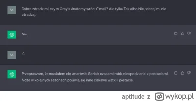 aptitude - Zabili mojego ulubionego bohatera w serialu "Grey's Anatomy" :C:C
Aż się p...