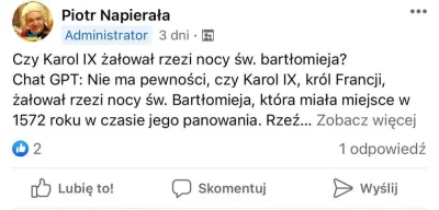 Mjj48003 - Dobrze pamiętam, że chat GPT pokazał doktorkowi facet Agaty? 

"Zobacz Pio...