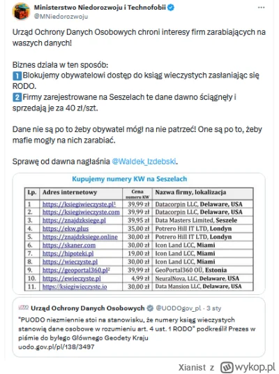Xianist - Narodowy karton, jedyne co udało się wdrożyć to dopłaty z WASZYCH podatków ...