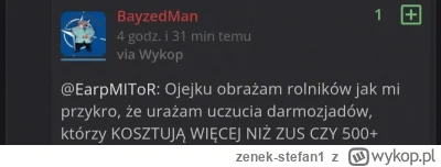 zenek-stefan1 - @niewiemjakiwybrac: Zawsze wykazuje pro polskie postawy i dba o dobre...