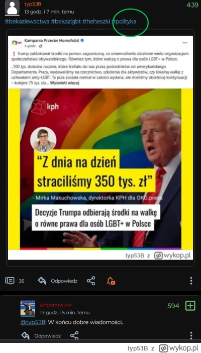 typ53B - #administracja #moderacja #bekazlewactwa #bekazpodludzi #bekazlgbt #afera
Wł...