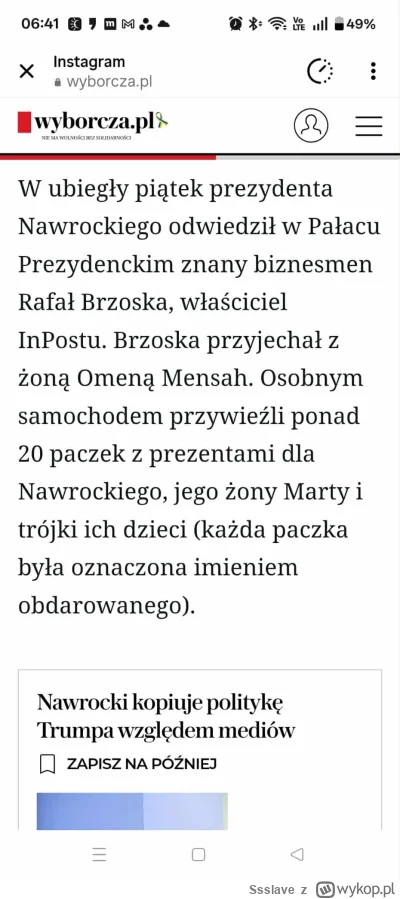 Ssslave - #nawrocki #inpost 
A to ciekawe #polityka