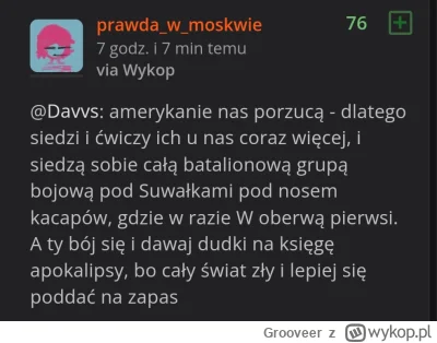 Grooveer - @prawdawmoskwie Tylko problem jest taki, że jeśli Trump wygra wybory w USA...