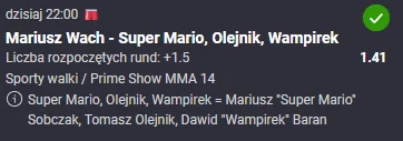 Janek1916 - ej jak to siadło jak walka się skończyła chyba w maks 30 sekundzie rundy ...