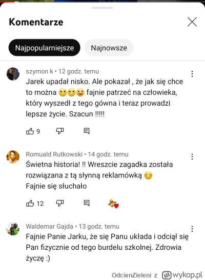 OdcienZieleni - nie wiem kto jest głupszy,widzowie mlecznego,donejterzy majora którzy...