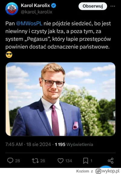 Koziom - I dlatego od prawie 2 miesięcy nie stawia się na wezwania do prokuratury.
#p...