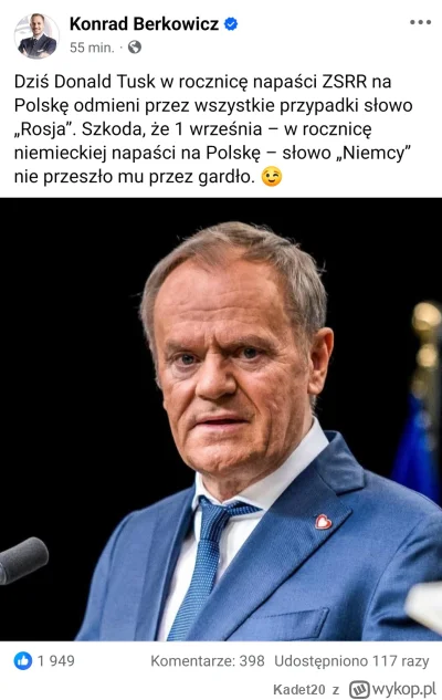 Kadet20 - Pytanie do wszystkich wyborców Konfederacji. Dlaczego wszędzie gdzie to tyl...