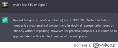 Doment - >zna końcówkę Eulera

@awres:  to to chodzi ?