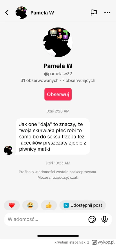 krystian-stepaniak - Jakiś Oskarek nagrał tiktoka, że Julki się wyskakały na bolcach ...