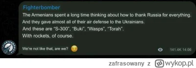 zafrasowany - Wg kacapskiego propagandysta Fighterbombera, Armenia miała przekazać Uk...