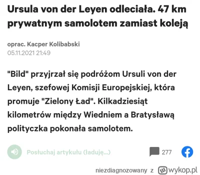 niezdiagnozowany - Urszula von der Layen tak szybko musiała zająć się ociepleniem kli...