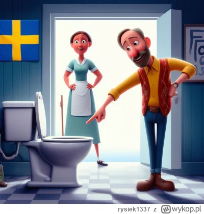 rysiek1337 - -bądź na szwedzkim wycieczkowcu
-idź srać
-wysraj się
-spłukuj
-nie dzia...
