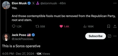 HrabiaTruposz - Elon Piżmo już wyzywany od pachołka Sorosa xD Chłop ekspresowo zalicz...