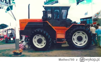 Matheo780 - Renault 2245 R - unikalny egzemplarz francuskiego ciągnika wysokiej mocy....