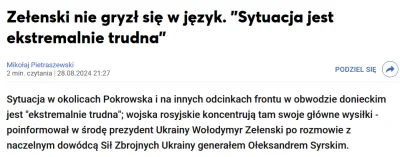 kizalfon - Nie no zelensky chłopie bez przesady, przecież armia rosyjska jest już roz...