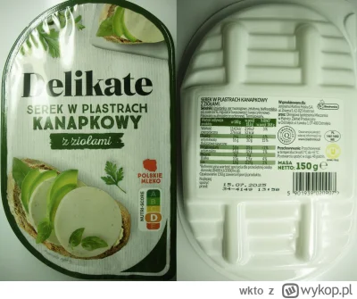 wkto - #listaproduktow
#serekdokanapek z ziołami 0,6% #serekplastry 24% Delikate #bie...