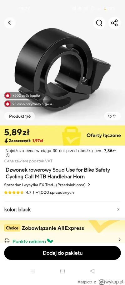 Matpiotr - @adk: 
Możesz kupić p------ę knoga na AliExpress za dyszku a nawet taniej