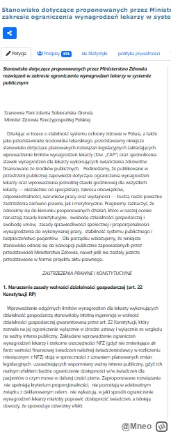 Mneo - Już petycję mają