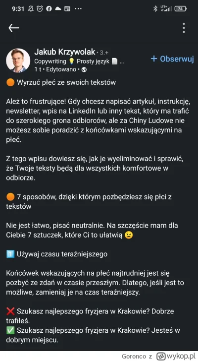 Goronco - Jak się przebranzawialem, na "zawody przyszłości" to pod uwagę brałem też s...