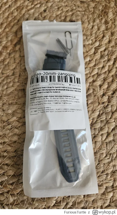 FuriousTurtle - Oddam za uśmiech dziecka pasek do Garmin Instinct 2s kolor Navy Blue
...