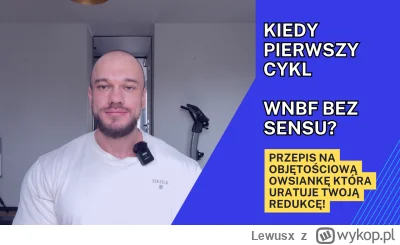 Lewusx - Q&A + przepis na owsiankę z ogromną objętością, która uratuje Twoją redukcje...