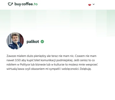 okoboji - PALIKOT next level haha teraz nie ma nic i prosi o zrzutkę na kawę xDD

#pa...